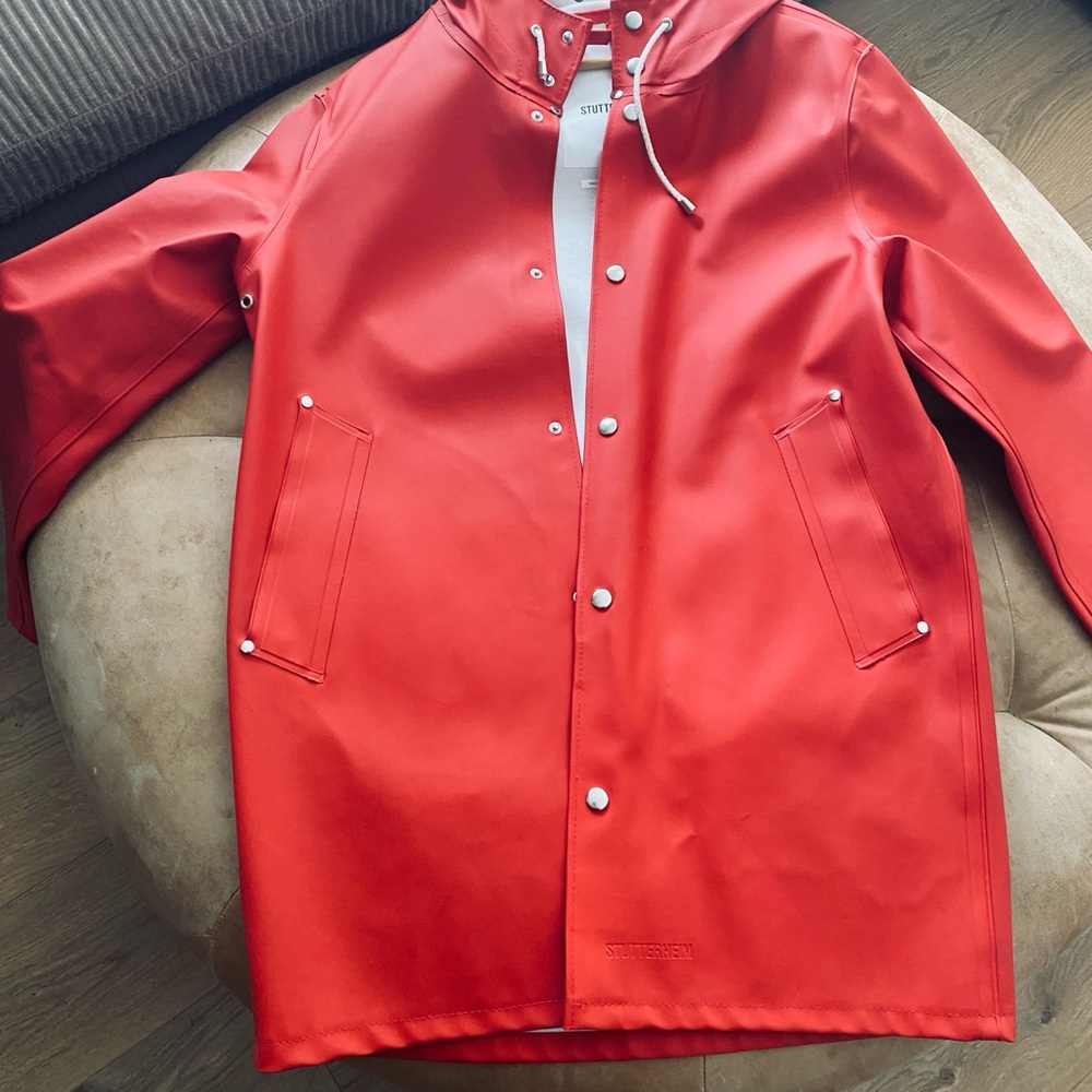 Stutterheim Red Raincoat